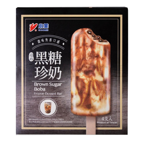 Brown Sugar Bobo Ice Cream 80gm x 4pcs China